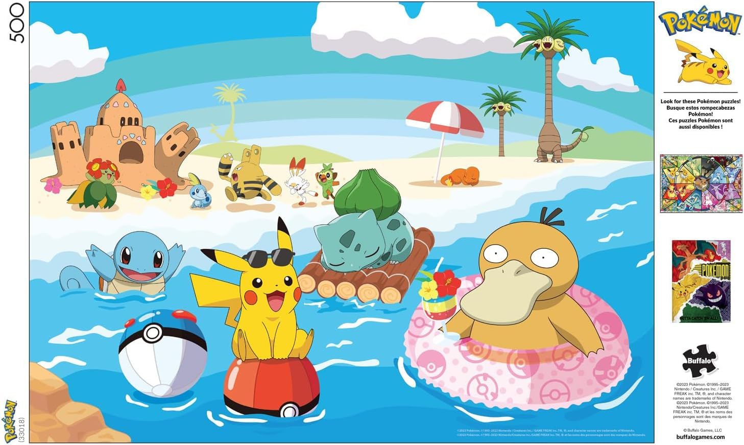 Amazon | Buffalo Games - ポケモン - ポケモンアイランドタイム - 500