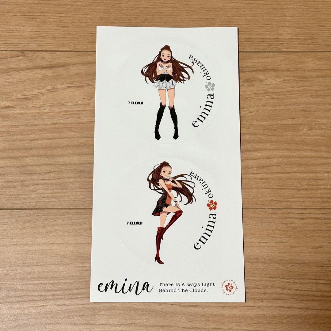 Amazon.co.jp: 安室奈美恵エミーナステッカー沖縄セブンイレブン限定