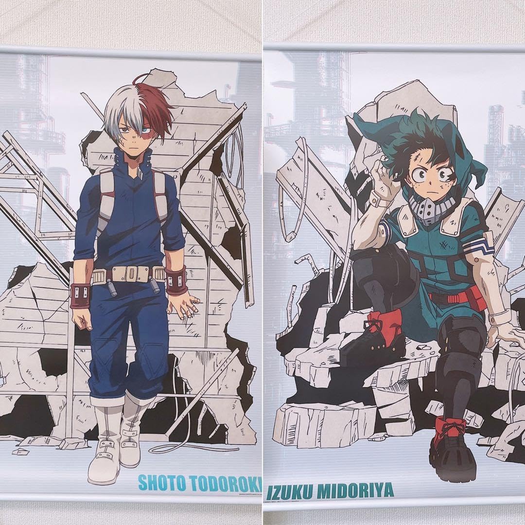 Amazon.co.jp: ヒロアカ 緑谷出久 轟焦凍 一番くじ ポスター 轟出