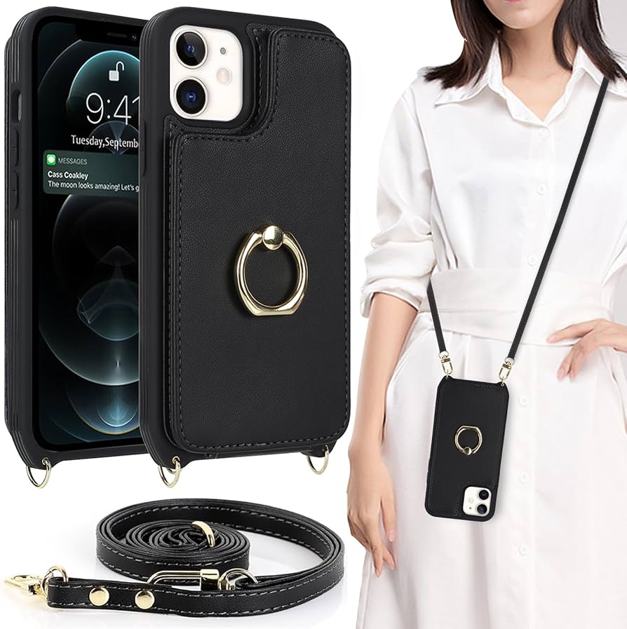 Amazon.co.jp: iPhone 12 mini ケース ショルダー リング付きケース