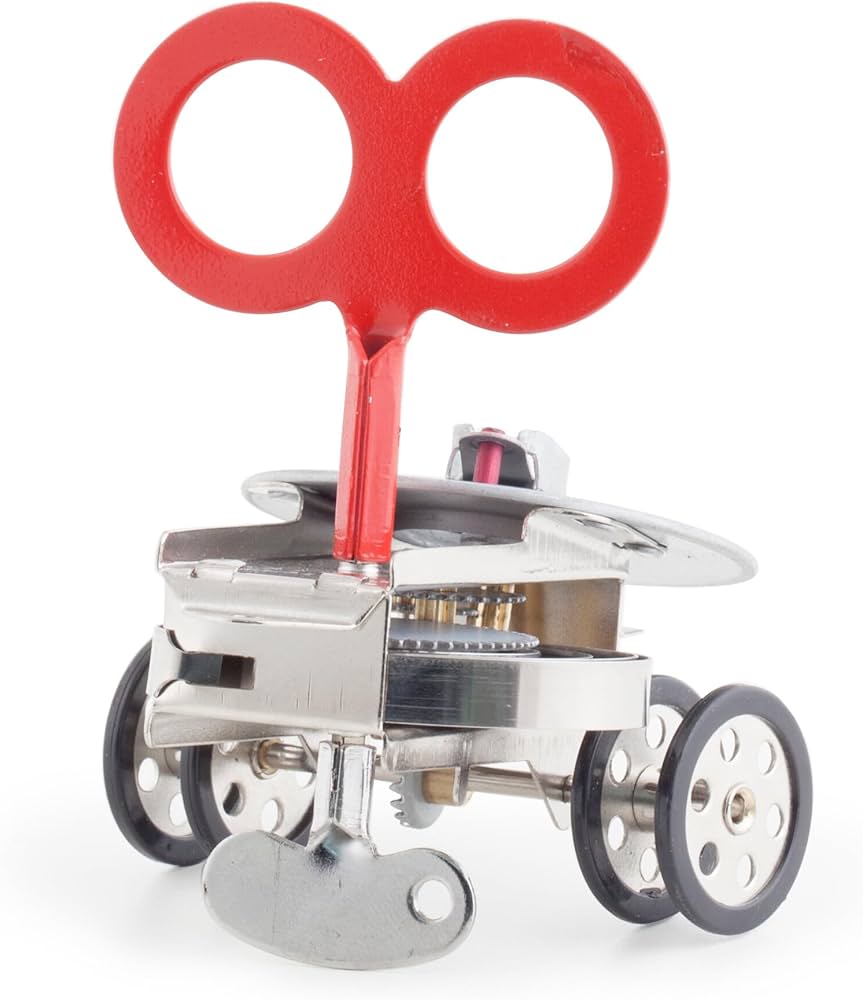 Amazon.com: Kikkerland Sparklz Wind Up Gear Box : Toys & Games