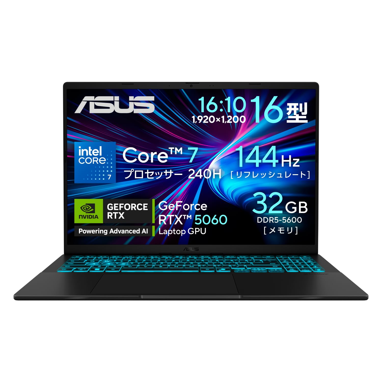 Amazon.co.jp: ASUS ゲーミングノートPC ASUS Gaming V16 V3607VM 16