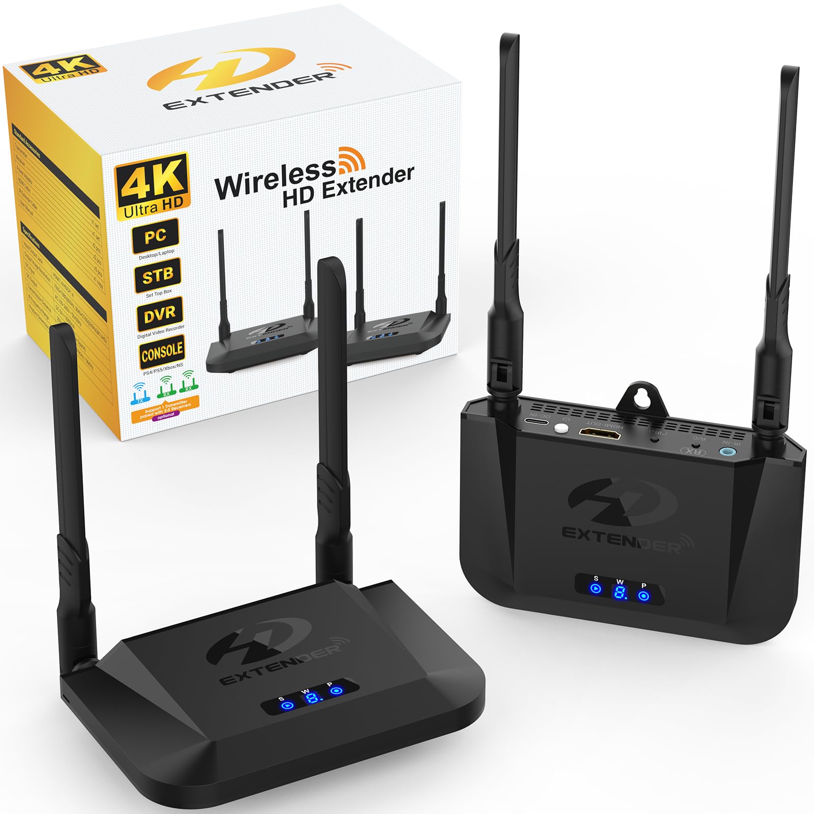 Amazon.co.jp: ワイヤレスHDMI 無線送受信機、プライバシー暗号化対応