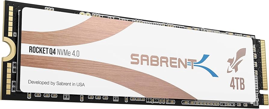 Amazon.com: SABRENT 4TB Rocket Q4 NVMe PCIe 4.0 M.2 2280 Internal