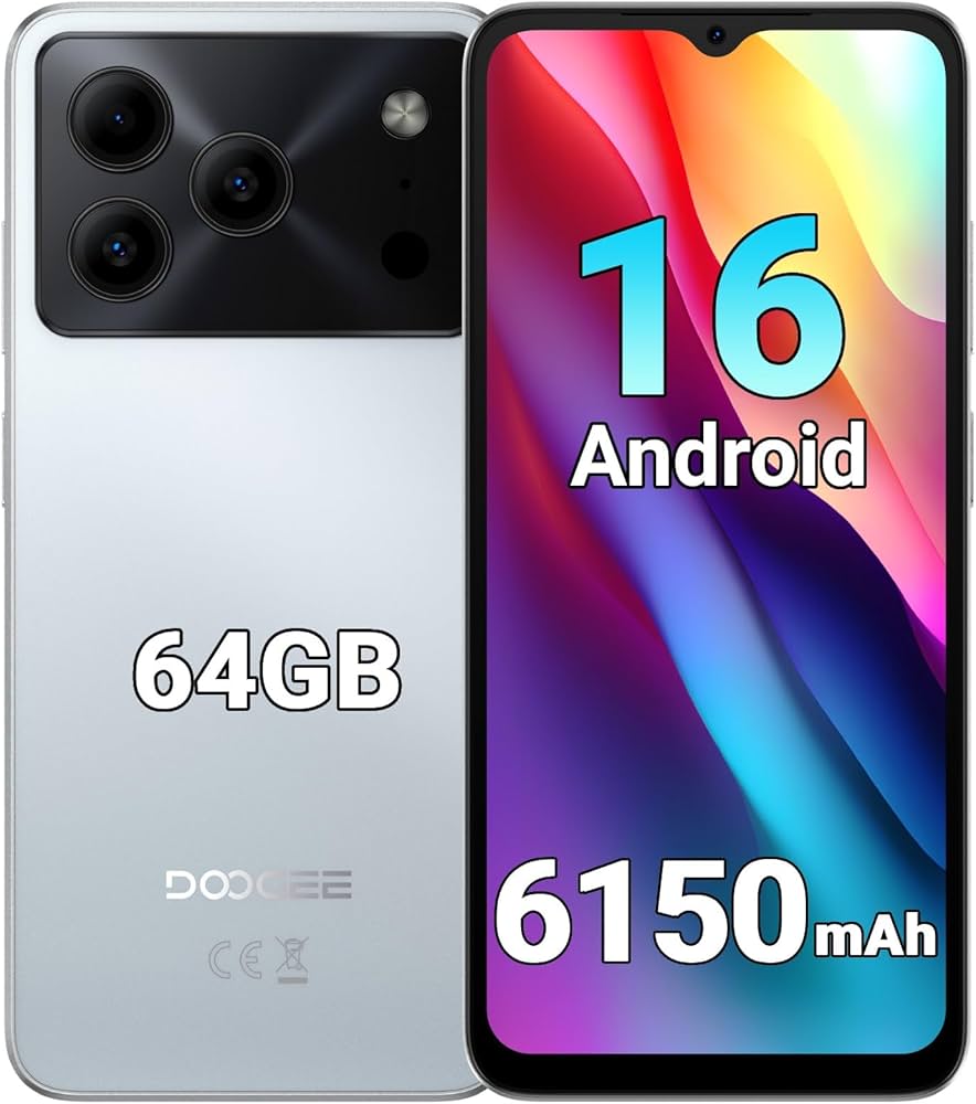 Amazon | 【Android 16 スマホ 新登場】DOOGEE Note56 SIMフリー