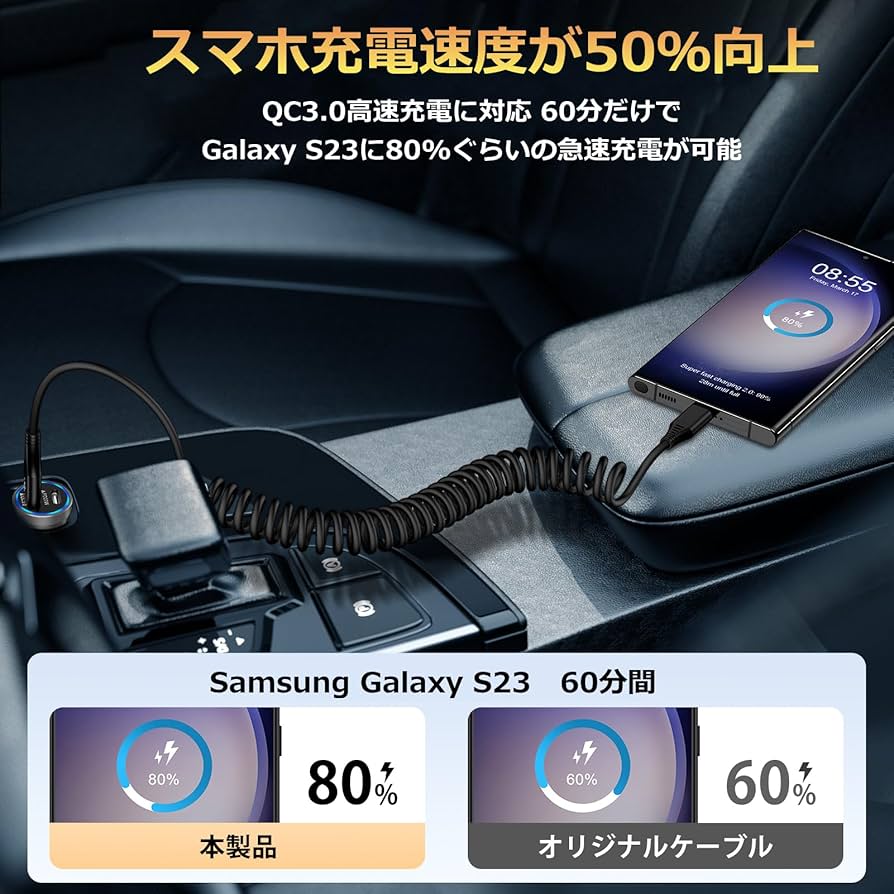 Amazon.co.jp: USB タイプc ケーブル USB-C機器対応 ブラック