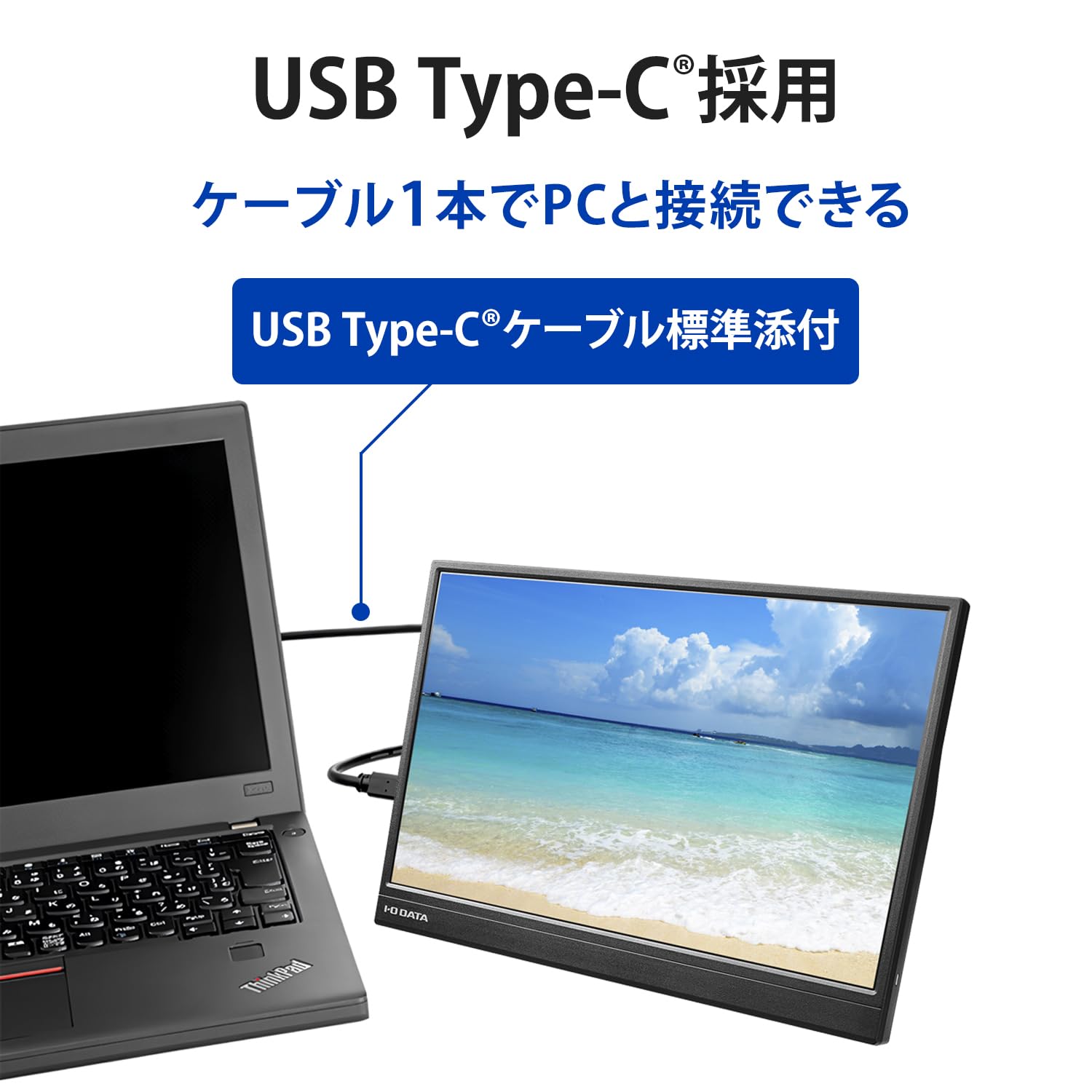 Amazon.co.jp: IODATA モバイルモニター 14インチ 省スペース 軽量