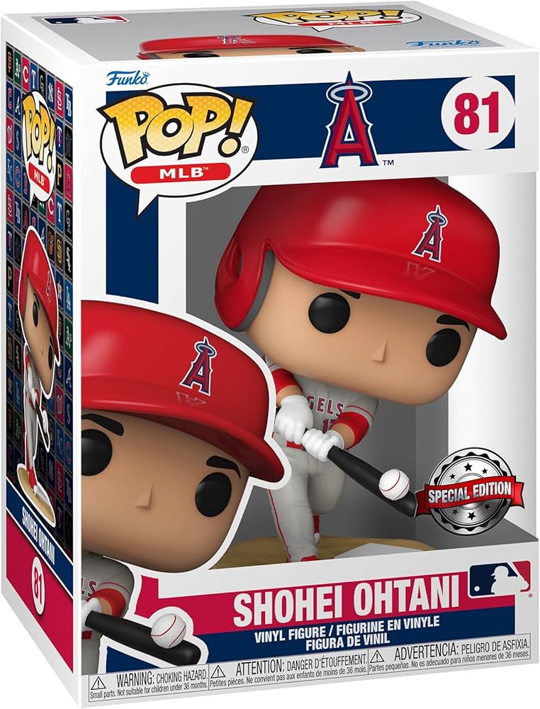 Amazon.com: Funko Pop! MLB: Angels - Shohei Ohtani(Alternate