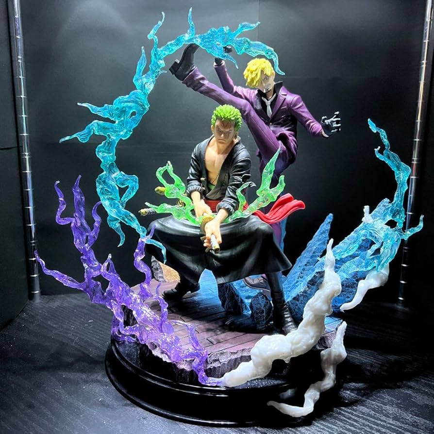 Amazon.co.jp: フィギュア ゾロ サンジ エフェクト ジオラマ土台 40NJ