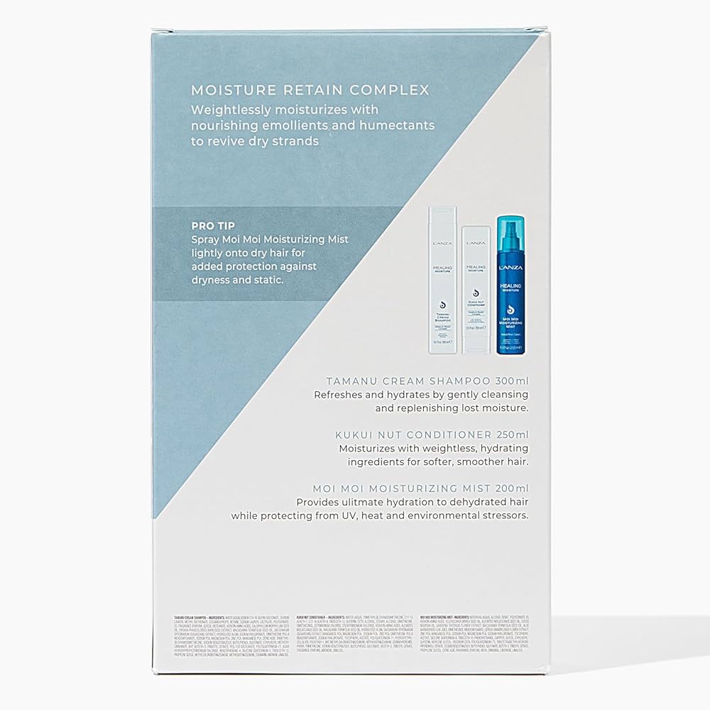 Amazon.com: L'ANZA Healing Moisture Trio Hair Kit, Tamanu Cream