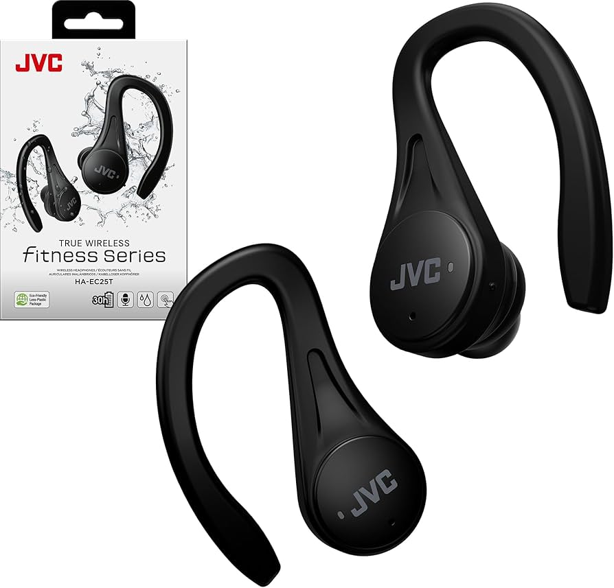 JVC Sport True Wireless Earbuds Headphones, Lightweight and