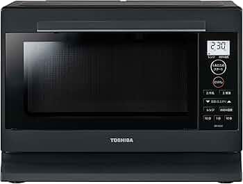 Amazon | TOSHIBA(東芝) 電子レンジ 23L ER-XS23(K) ブラック フラット