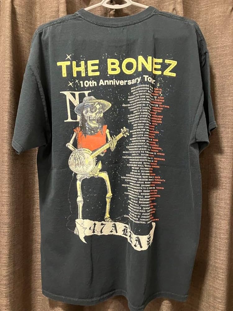 ✴︎The BONEZ Damaged Skull Tee Tシャツ L The BONEZ Damaged Skull