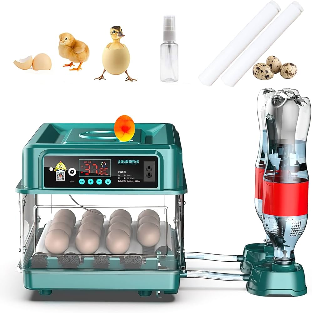 Amazon | 自動孵卵器 インキュベーター 恒温器 鳥類専用ふ卵器 孵化器