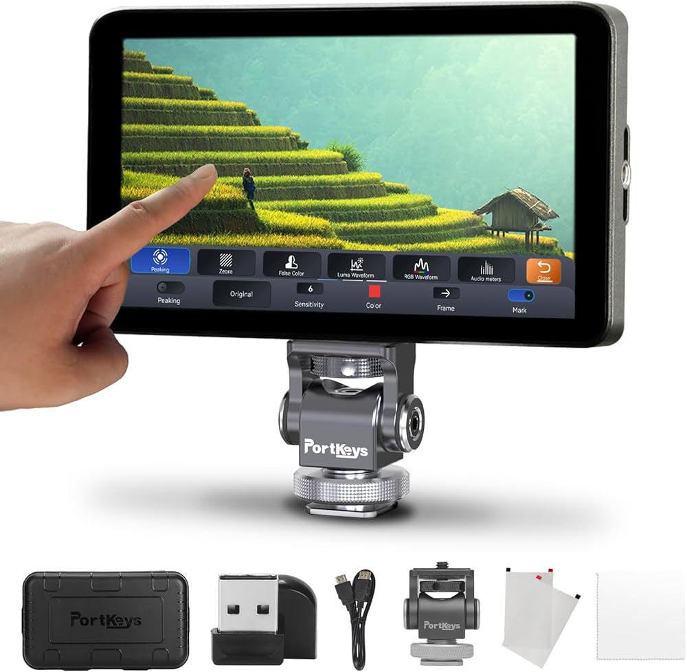Amazon.co.jp: Portkeys LH7H カメラモニター 7 インチ 1000 Nits