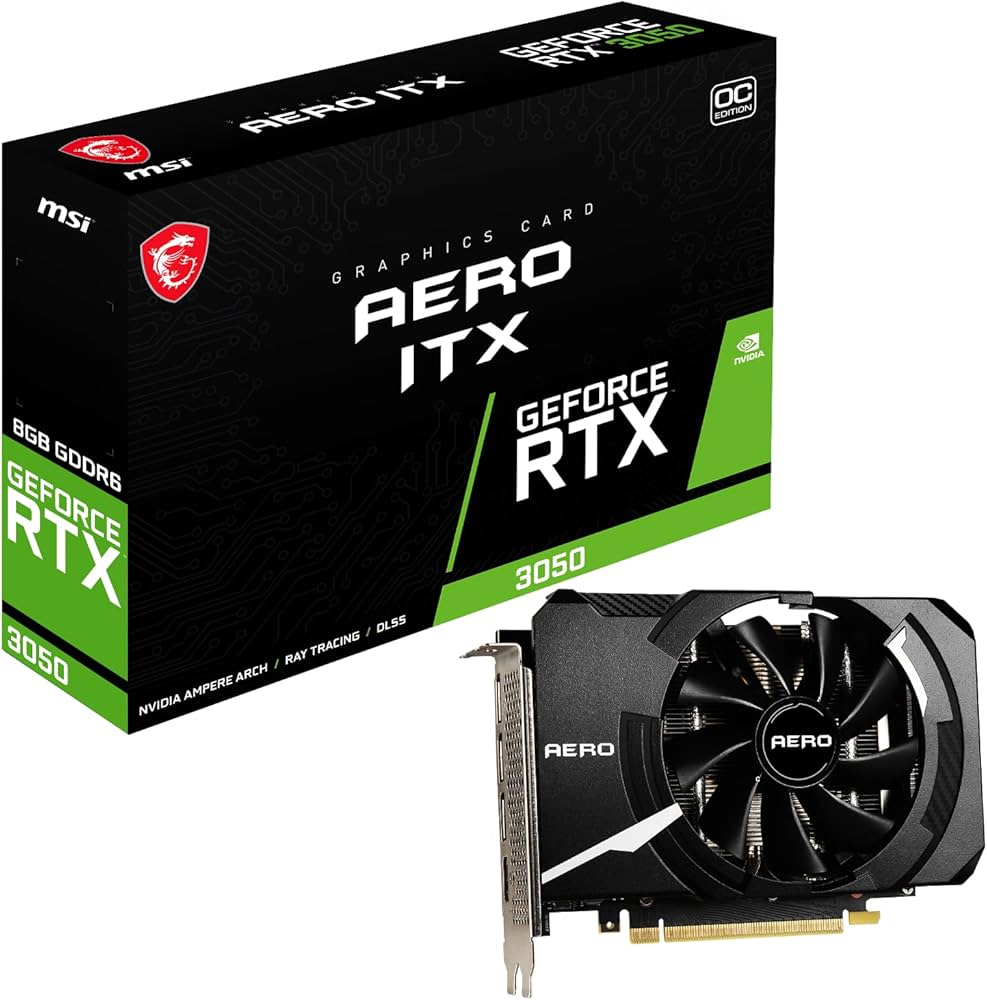 Amazon | MSI GeForce RTX 3050 AERO ITX 8G OC グラフィックスボード
