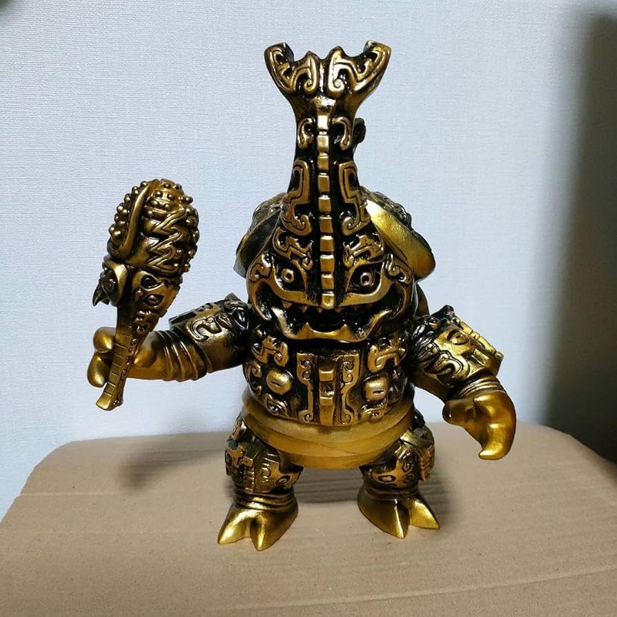 Amazon.co.jp: インディーズソフビ oneup ピコピコ ガオーグ ゴールド