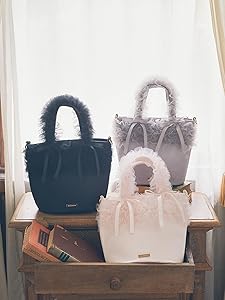 Amazon | [メゾン ド フルール] アパレル チュールフリルハンドル2Way