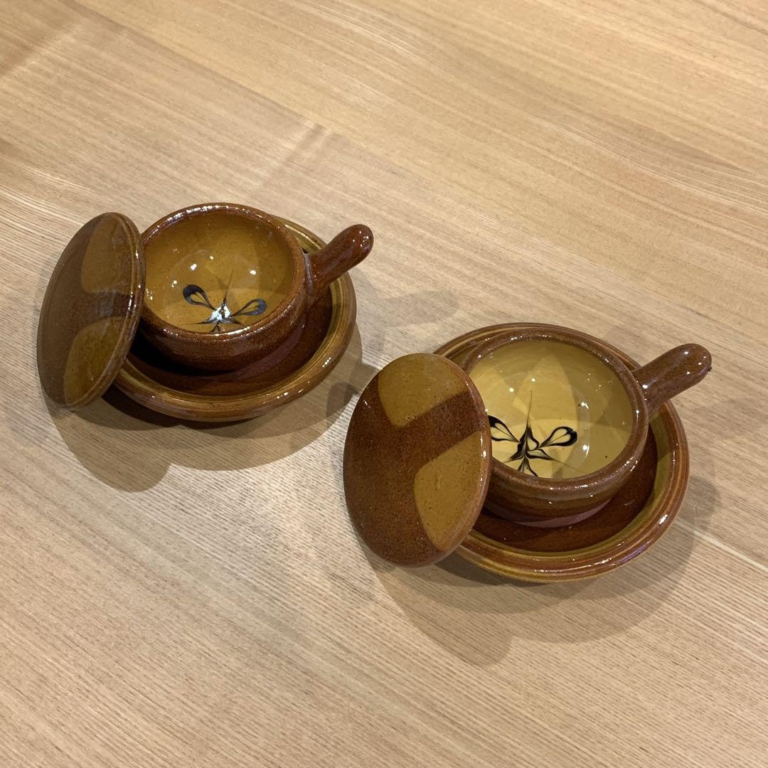 エッグベーカー 湯町窯 2個 民藝 スリップウェア - メルカリ