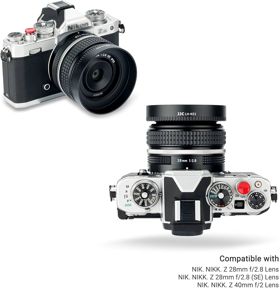 Amazon.com : JJC Metal Screw-in Lens Hood Shade for Nikon NIKKOR Z