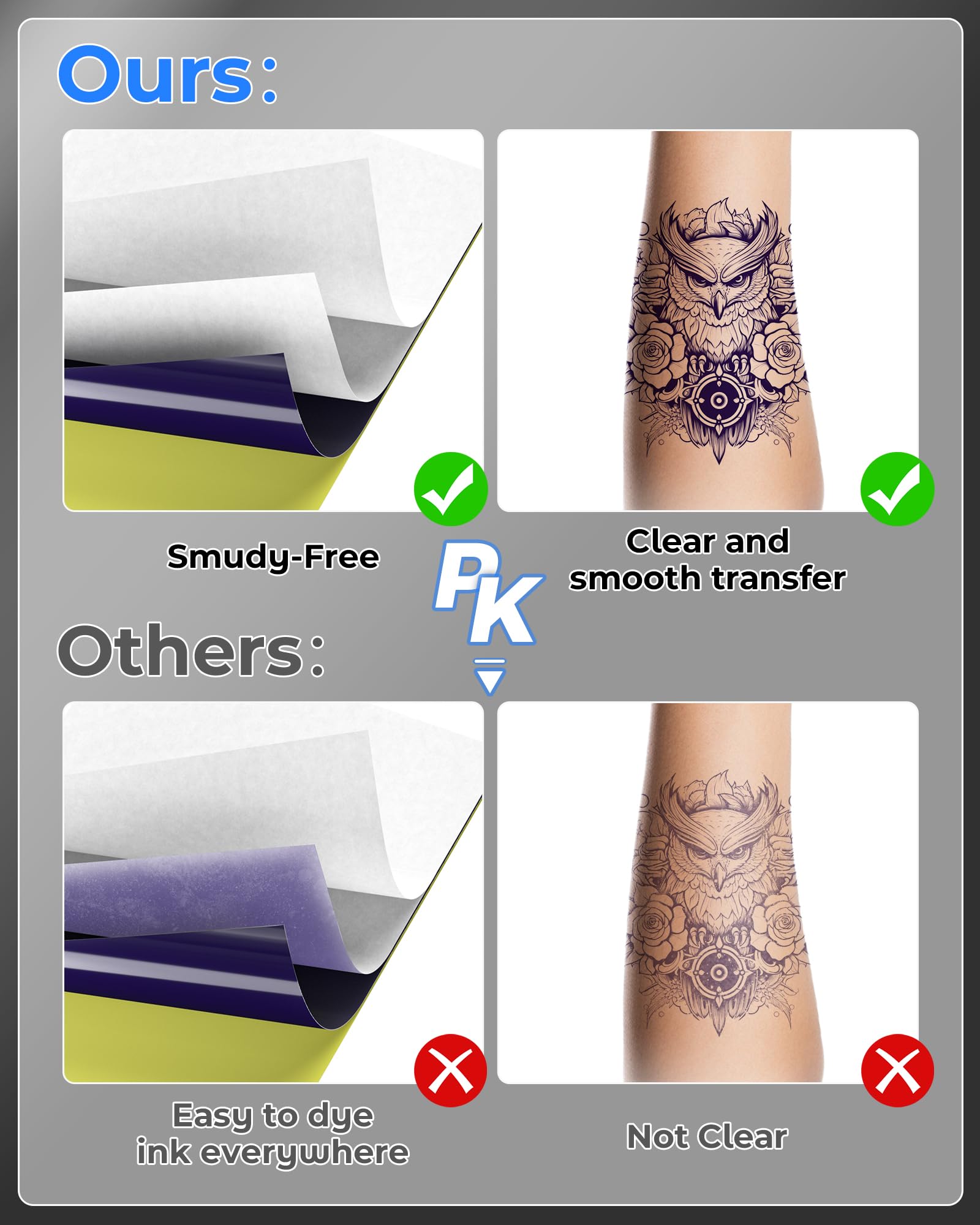 Amazon | Itari A4 サーマルコピー 用紙 タトゥー 転写紙 A4サイズ 150