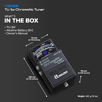 Amazon.com: BOSS TU-3W Waza Craft Compact Chromatic Tuner