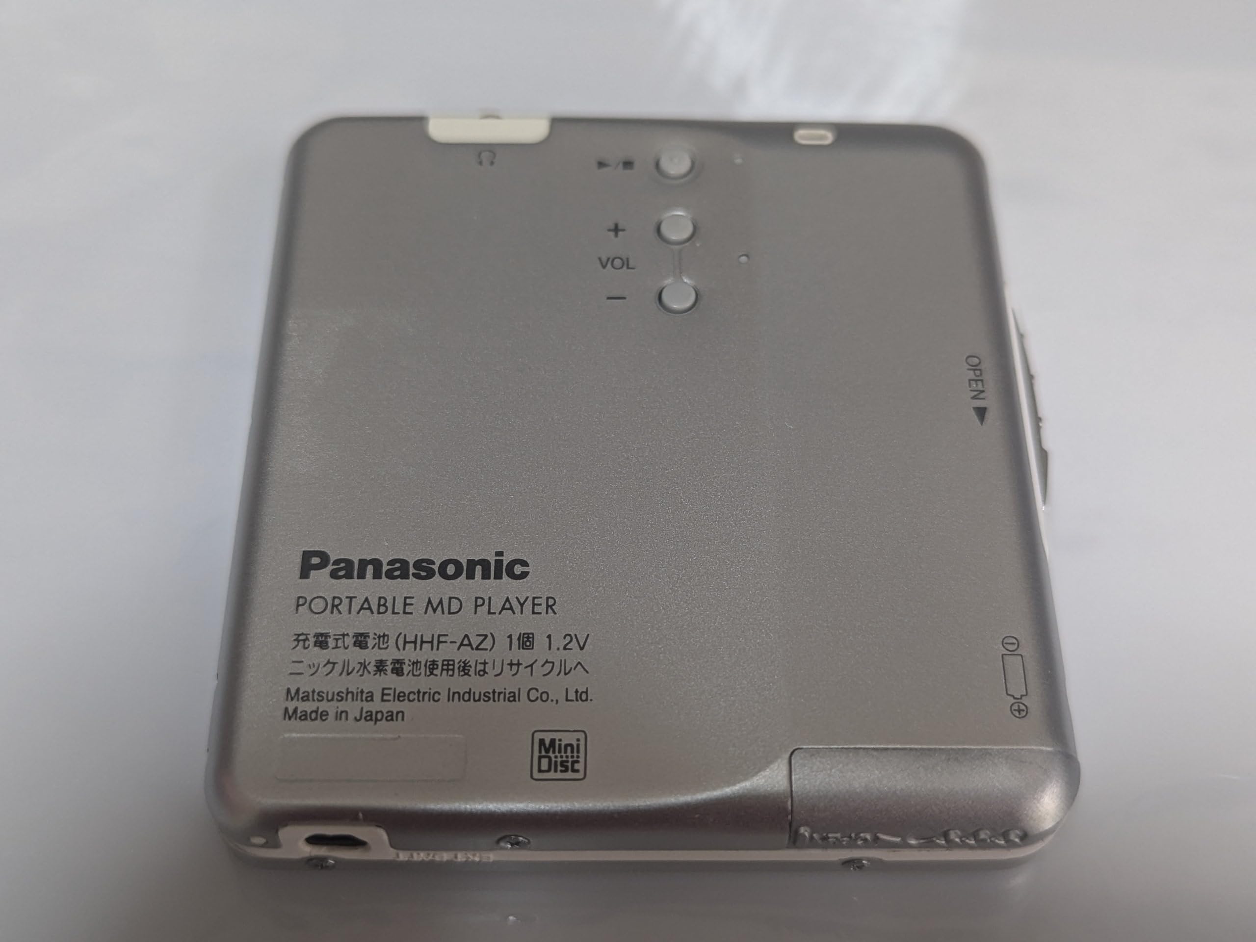 Amazon.co.jp: Panasonic D‐SOUND ポータブルMDプレーヤー シルバー SJ