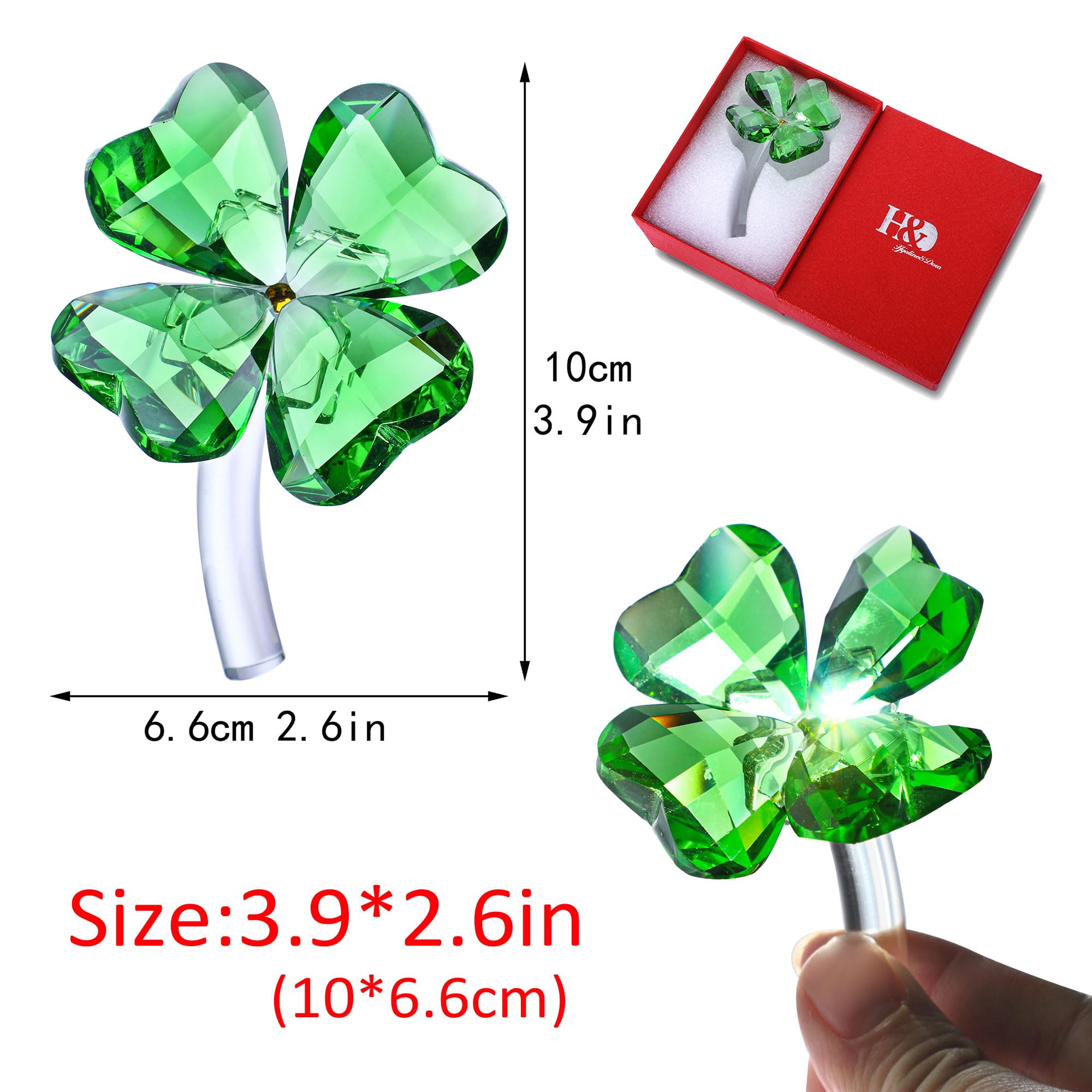 Amazon.co.jp: HDCRYSTALGIFTS 4インチ クリスタルフラワー ドリームズ