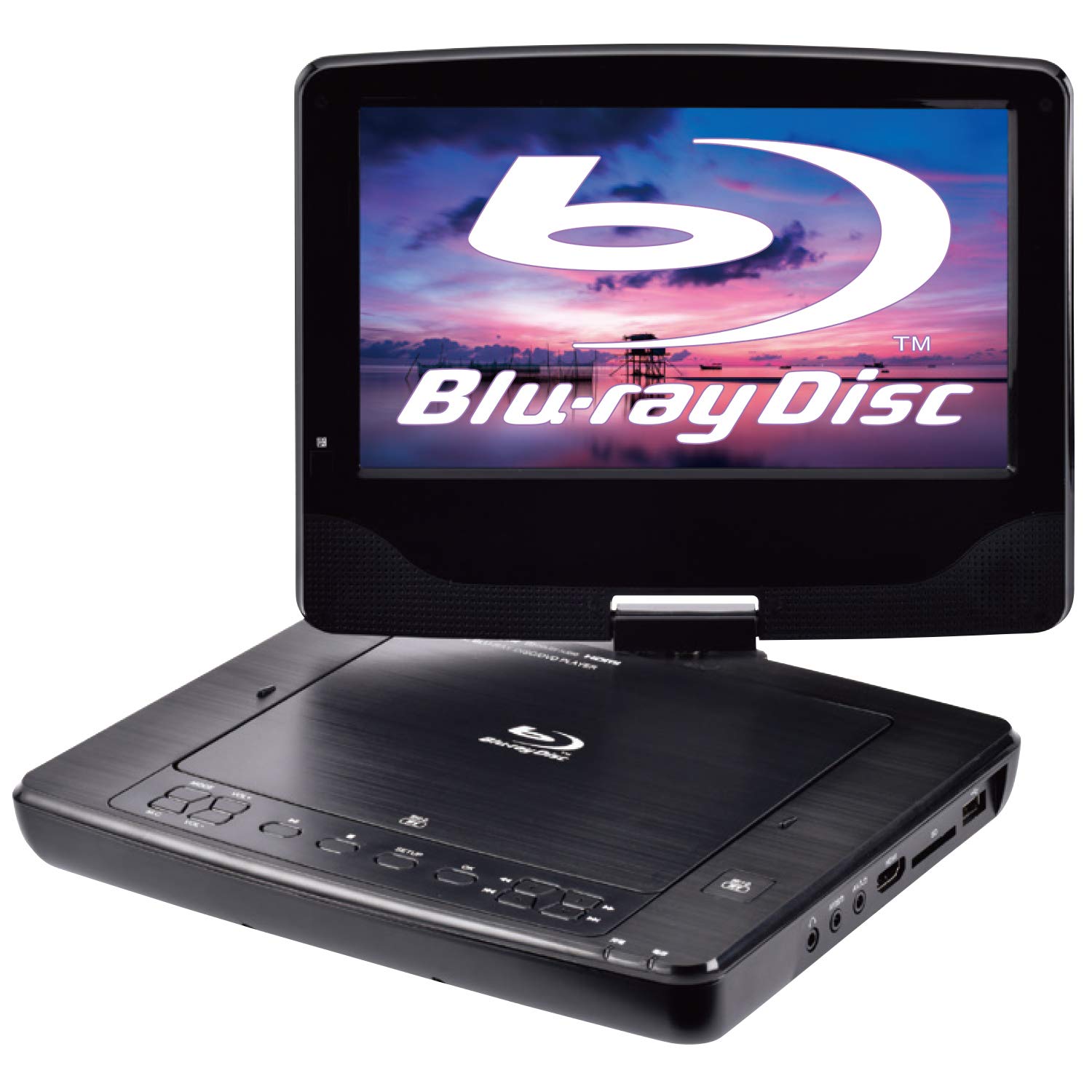 Amazon | [山善] ポータブル ブルーレイプレーヤー 9インチ CPRM対応