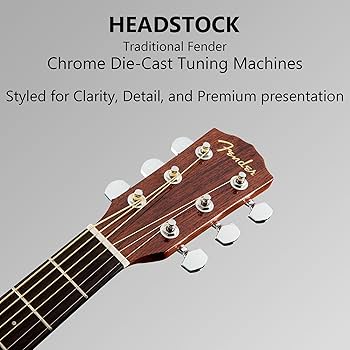 Amazon.com: Fender CD-60S Solid Top Dreadnought Acoustic Guitar