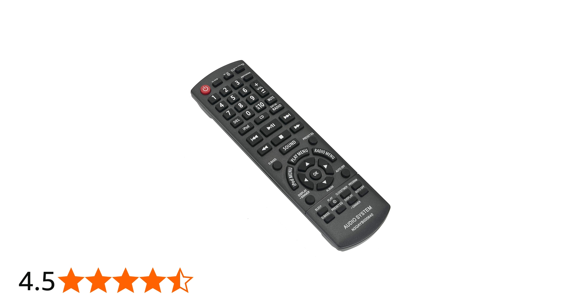 Amazon | N2QAYB000640 交換用リモコン パナソニックコンパクトCD