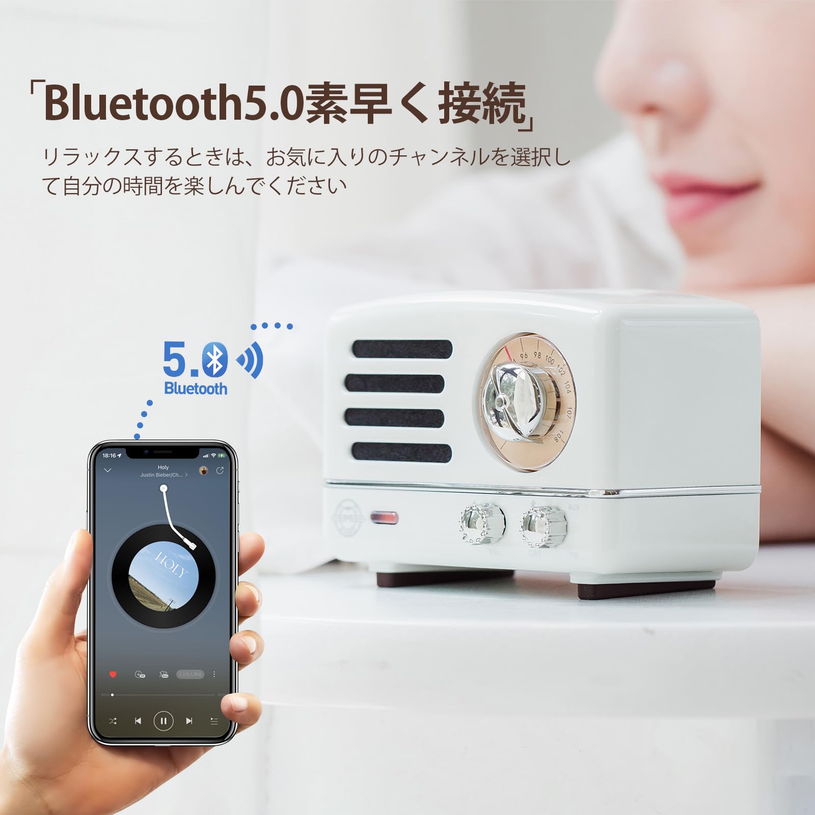 Amazon.co.jp: MUZEN OTR Metal Bluetoothスピーカー (ポータブル