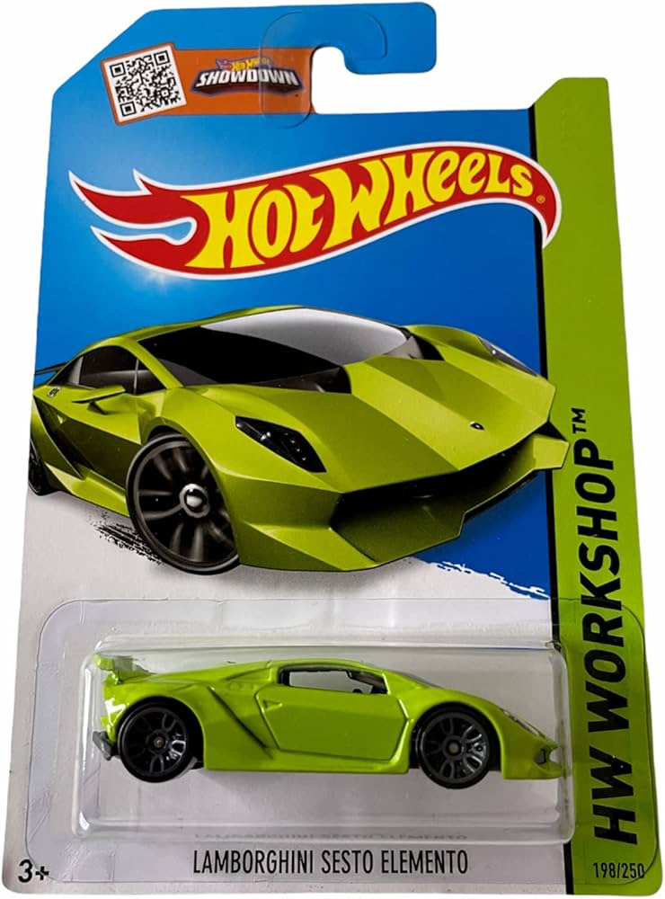 Amazon.com: 2015 Hot Wheels Lamborghini Sesto Elemento Green