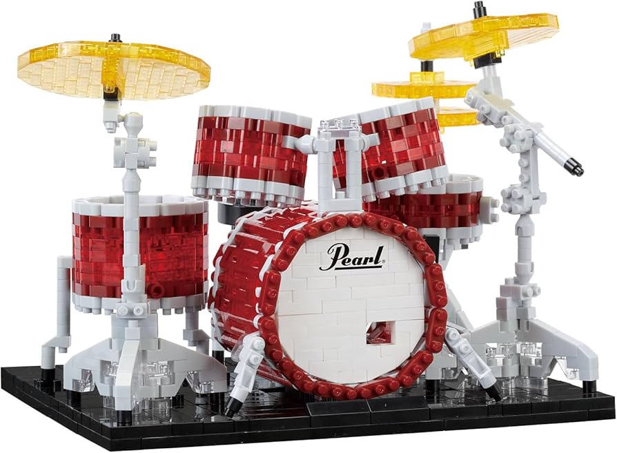 Amazon.co.jp: カワダ(Kawada)ナノブロック Pearl ドラムセット