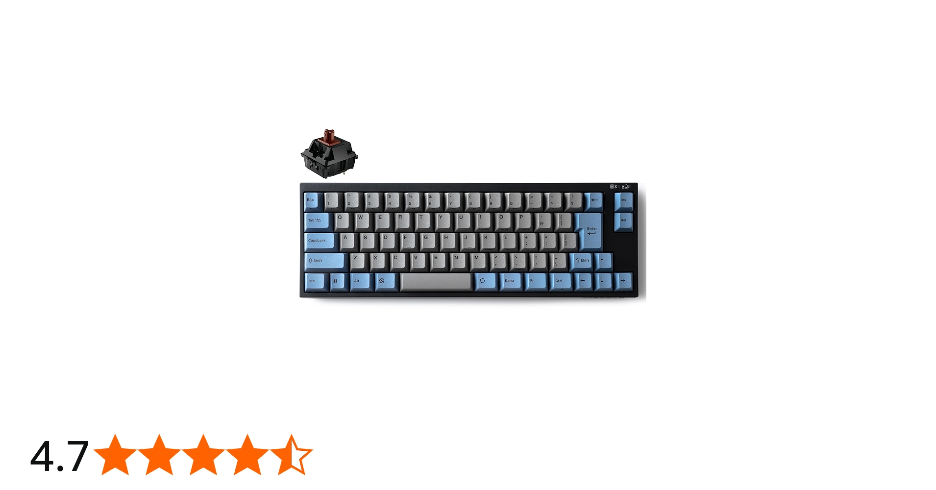 Amazon | LEOPOLD FC660MBT GRAYBLUE Bluetooth/USB-C 日本語配列 かな