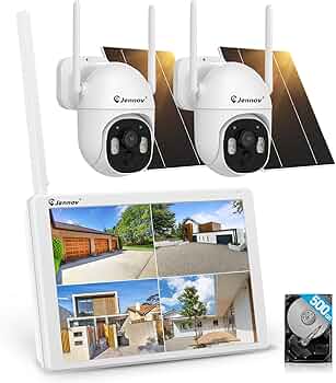 Amazon.co.jp: JENNOV 防犯カメラ ワイヤレス 屋外 防犯監視カメラ