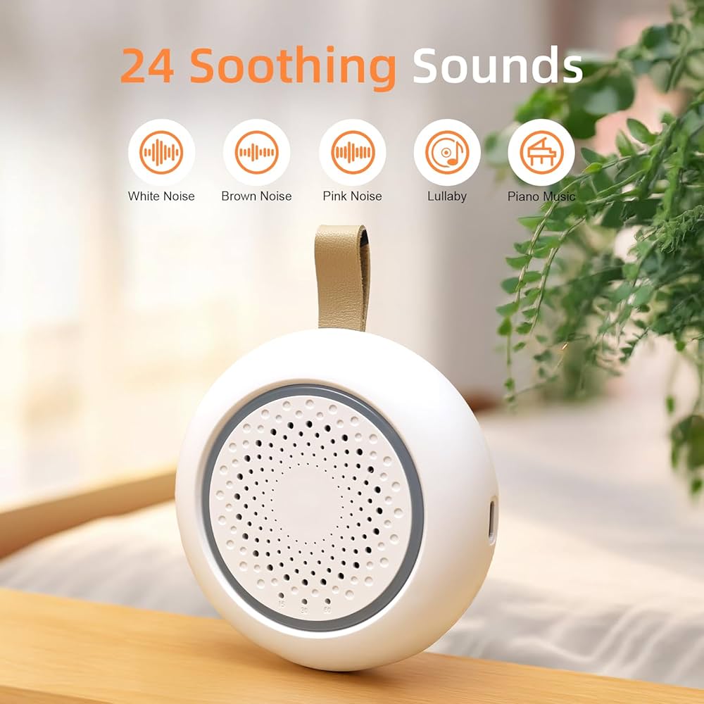 Amazon.com: Hatch Portable Pink Sound Machine, Nature Sound White