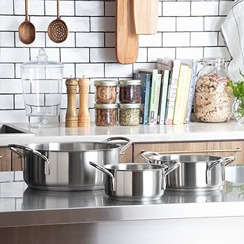 Amazon｜遠藤商事 業務用 ムラノ 外輪鍋 (蓋無)16cm IH対応 18-8