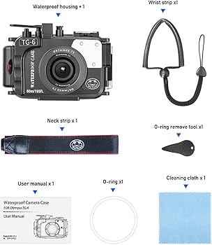 Amazon | Seafrogs 水中カメラハウジング オリンパス TG-6用