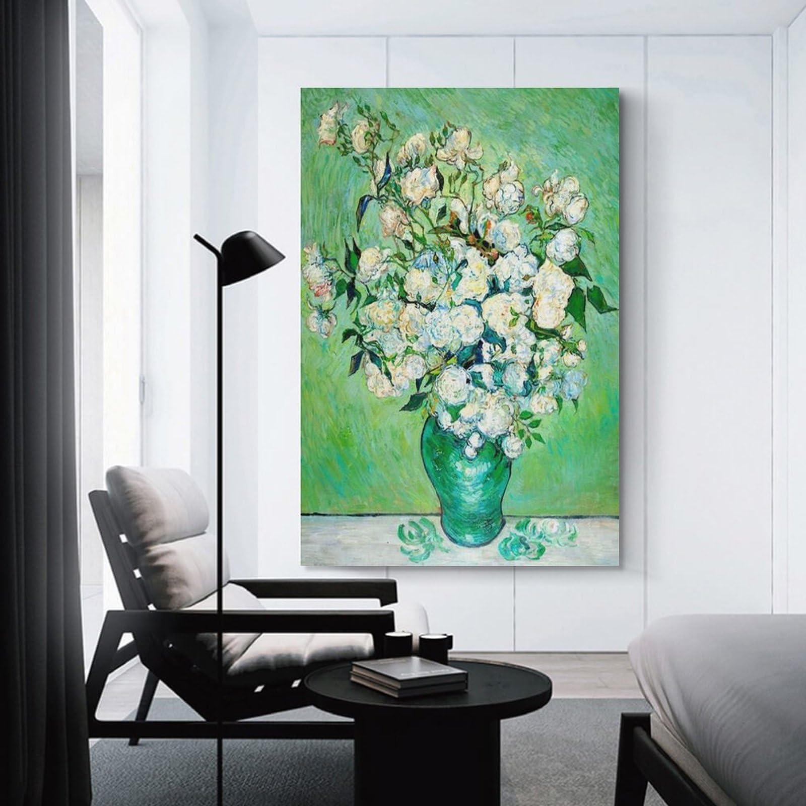 Amazon.co.jp: フィンセント・ファン・ゴッホ『花瓶のバラ』ポスター