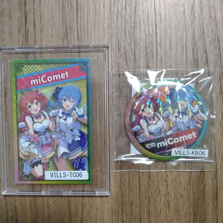 Amazon.co.jp: みこめっと 星街すいせい さくらみこ VILLS 缶バッジ