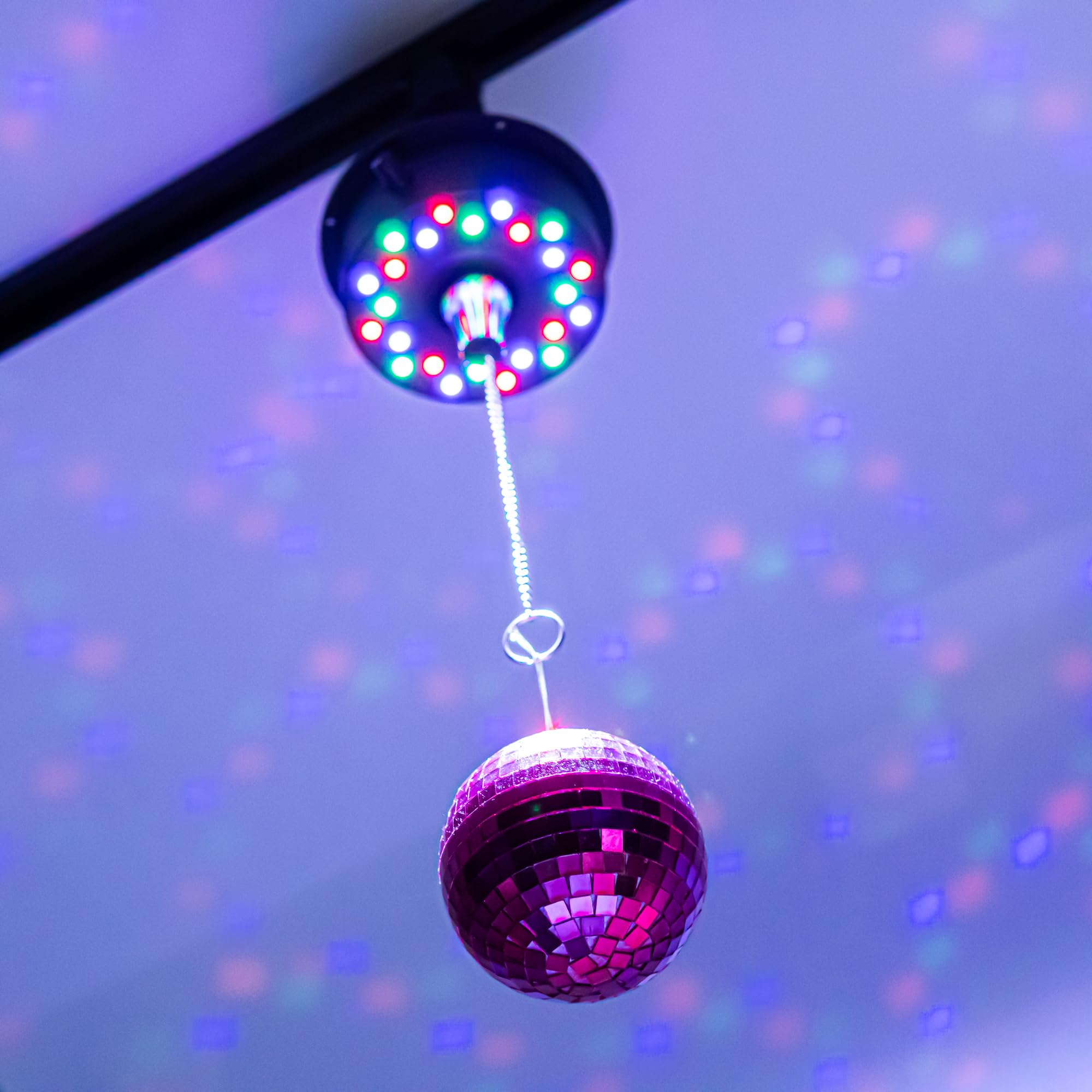 Amazon.co.jp : STGGTS ミラーディスコボール ディスコライト 自動回転