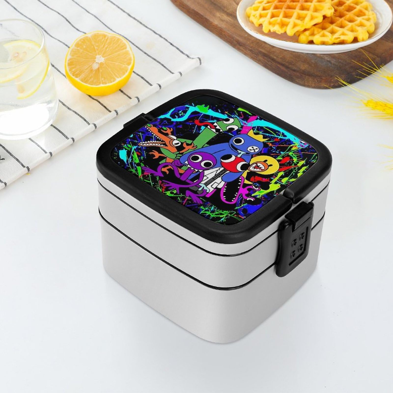 Amazon｜弁当箱 2段 レインボーフレンズ お弁当ボックス ランチ