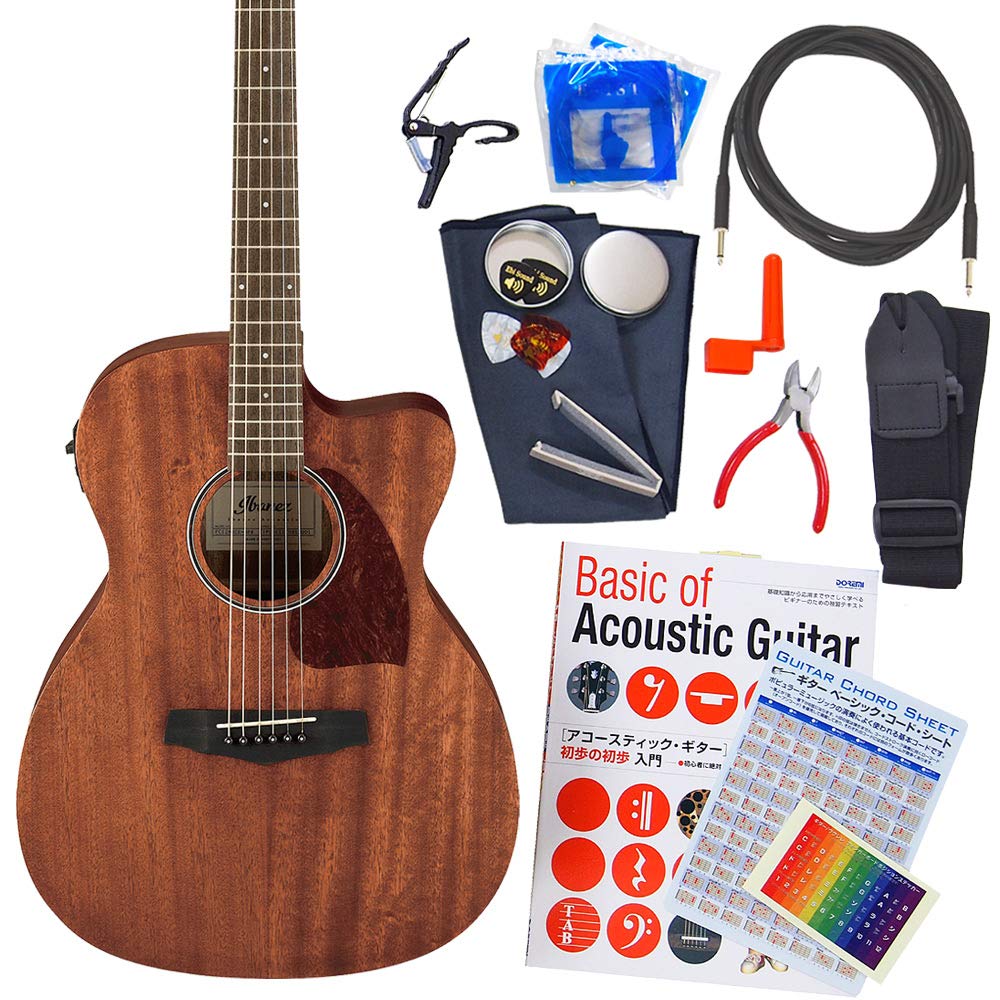 Amazon | アイバニーズ Ibanez PC12MHCE エレアコ 初心者セット アコギ