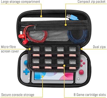 Amazon.com: Orzly Turquoise Carry Case for Switch Lite - Portable