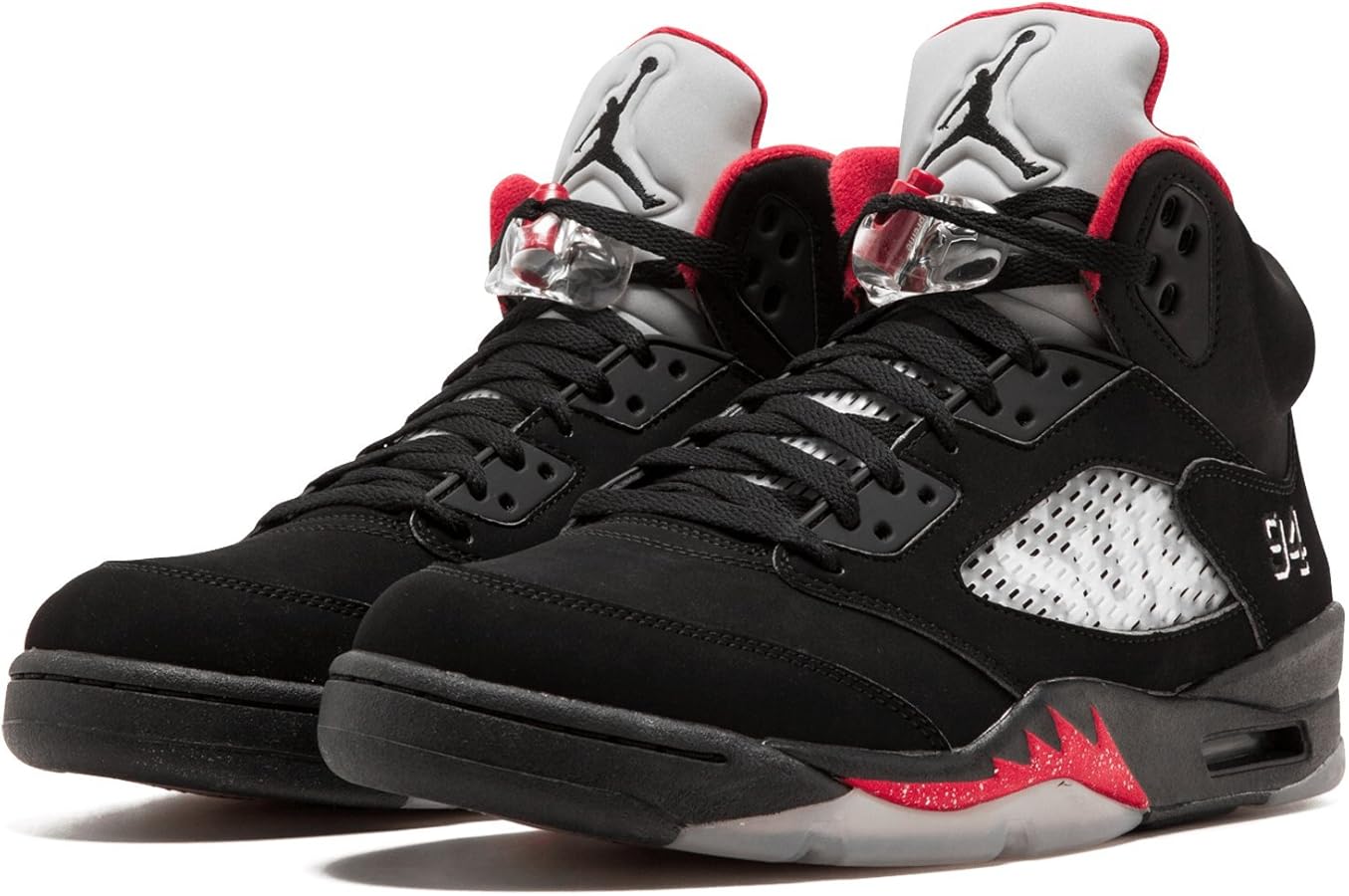 Amazon | Supreme(シュプリーム)/AIR JORDAN 5 RETRO [BLACK/RED