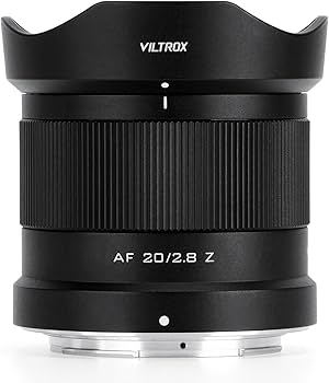 Amazon.com : VILTROX 20mm F2.8 Z-Mount Full Frame AF Prime Wide