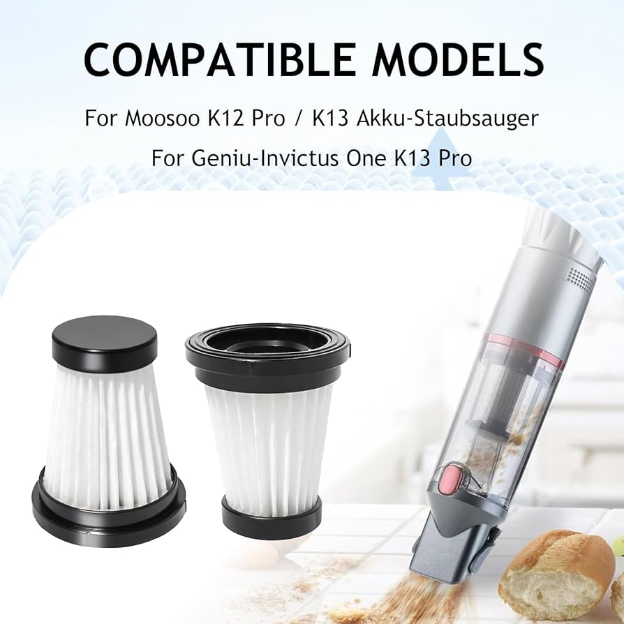 Amazon.co.jp: HEPAフィルター4個 交換用部品 Moosoo K12 K12 Pro K13
