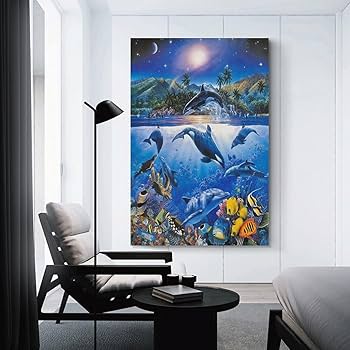 Amazon.co.jp: ラッセンアート クリスチャン・リース・ラッセン 壁掛け