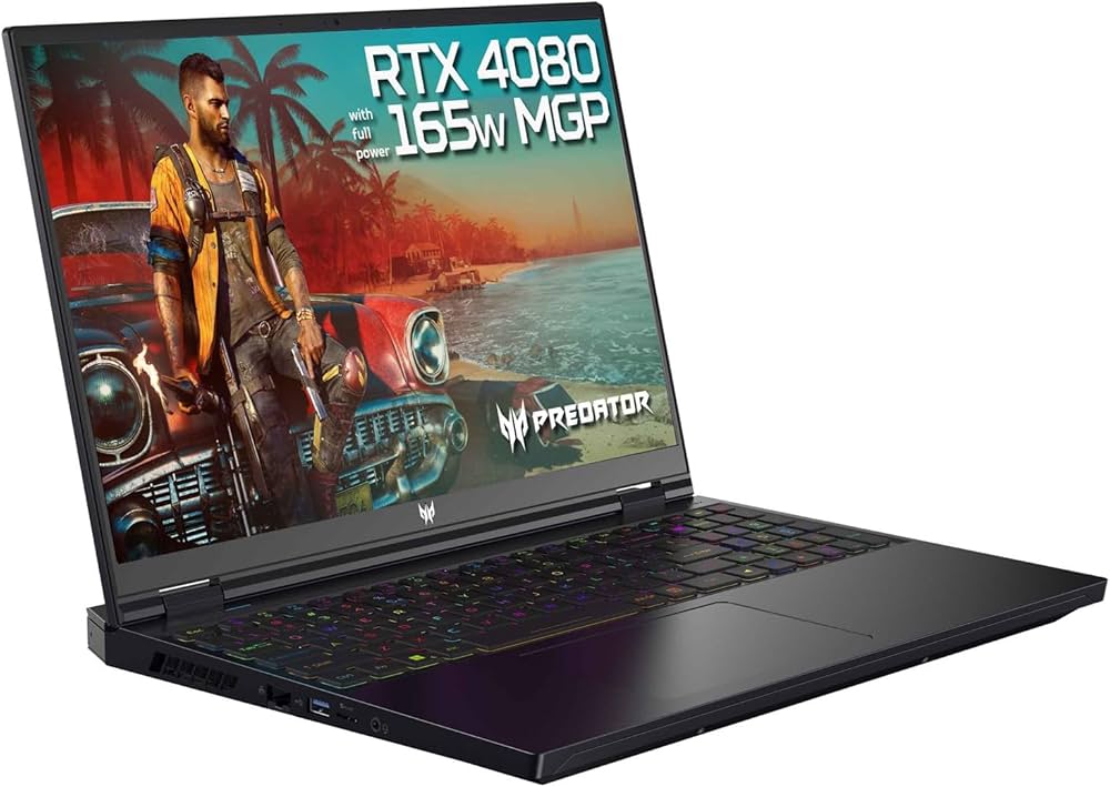 ACER Predator Helios 16 Intel Core i9 32GB 2TB GeForce RTX 4080 16